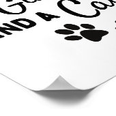 Je hebt alleen gitaar en een kat nodig poster (Hoek)