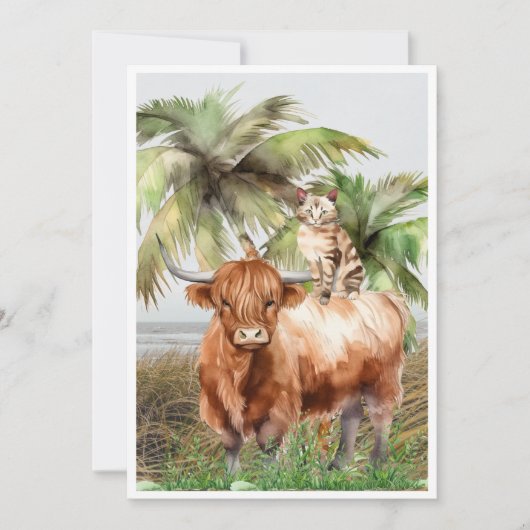 Je hebt altijd mijn achterkat gehad feestdagenkaart (Voorkant)