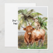 Je hebt altijd mijn achterkat gehad feestdagenkaart (Voorkant / Achterkant)