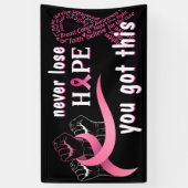 Je hebt borstkanker overlevende banner ideeën (Verticaal)