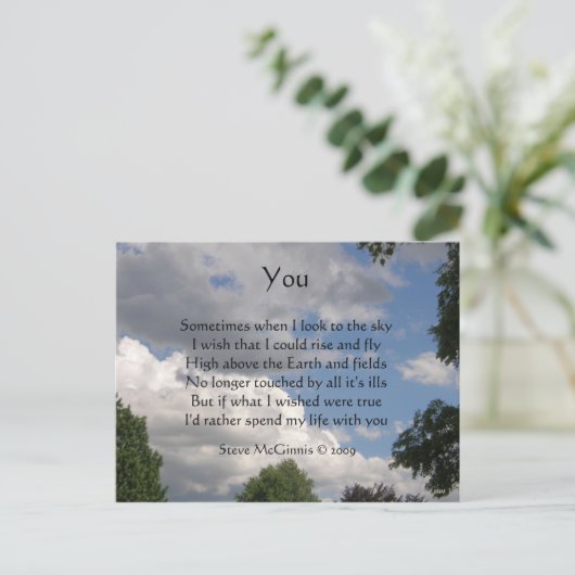 Je hebt Briefkaart (Staand voorkant)