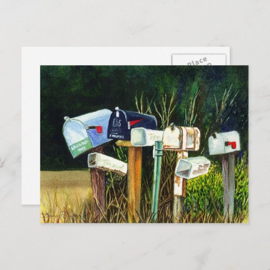 Je hebt Briefkaart van e-mail (Voorkant / Achterkant)