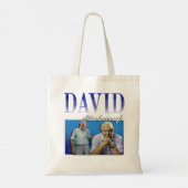 Je hebt David Art Attenborough nodig met muziekven Tote Bag (Achterkant)
