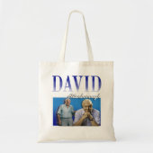 Je hebt David Art Attenborough nodig met muziekven Tote Bag (Voorkant)