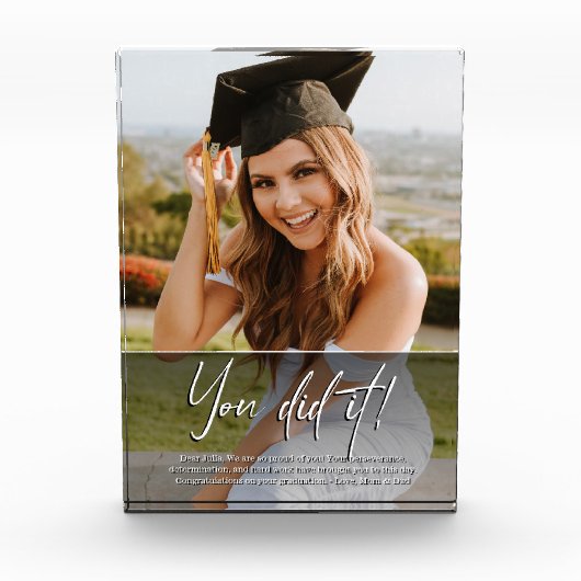 Je hebt de Aangepaste foto Afstuderen Beste Afstud (Voorkant)