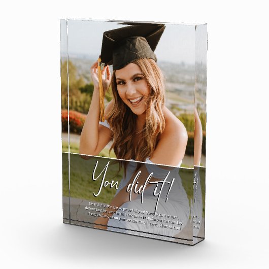 Je hebt de Aangepaste foto Afstuderen Beste Afstud (Rechts)