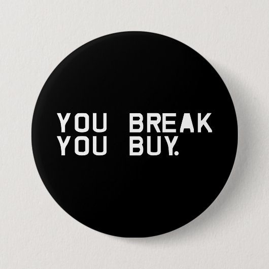 Je hebt de Button voor kopen verbroken (Voorkant)
