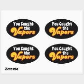 Je hebt de dampen gevonden ovale sticker (Vel)