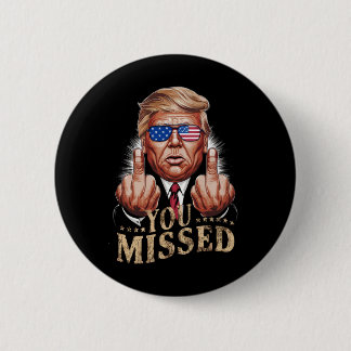 Je hebt de Donald Trump VS-verkiezing gemist Ronde Button 5,7 Cm
