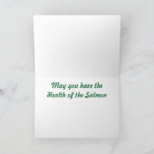 Je hebt de gezondheid van een zalm kaart (Binnen)