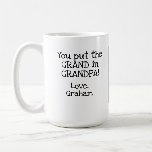 je hebt de grand in afbeelding mok gezet (Links)