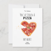 Je hebt de Kaart van Pizza My Heart Valentijns (Voorkant)