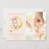 Je hebt de 'Moon Bunny Photo Birth'-aankondiging g Kaart (Voorkant)