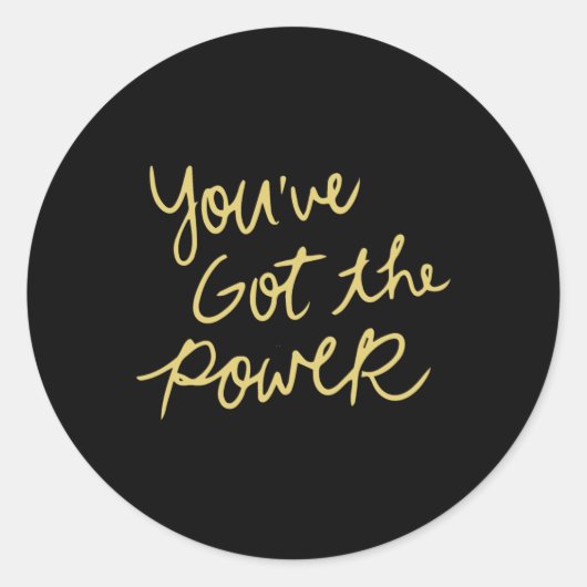 Je hebt de Power Sticker (Voorkant)