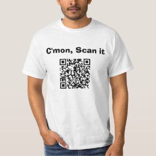 Je hebt de QR-code T-Shirt niet getekend