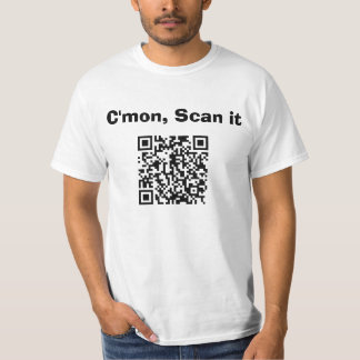 Je hebt de QR-code T-Shirt niet getekend