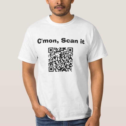 Je hebt de QR-code T-Shirt niet getekend (Voorkant)