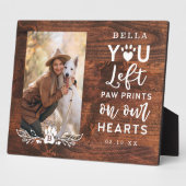 Je hebt de schilderafdrukken op ons hart achtergel fotoplaat (Zijkant)