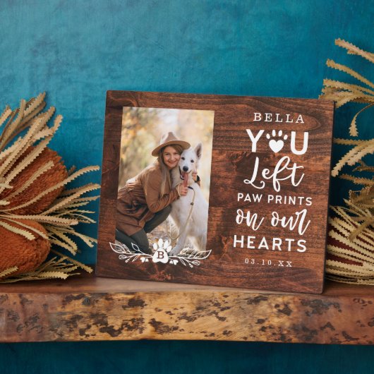 Je hebt de schilderafdrukken op ons hart achtergel fotoplaat (Zijkant)