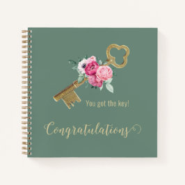 Je hebt de sleutel! Gefeliciteerd met uw nieuwe wo Notitieboek