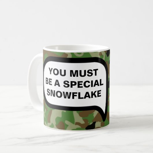 Je hebt de speciale Snowflake-prijs gewonnen, Gefe Koffiemok (Voorkant links)