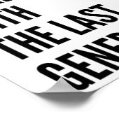 Je hebt de Sticker van de laatste generatie aangev Poster (Hoek)