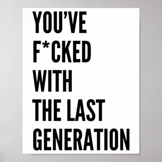 Je hebt de Sticker van de laatste generatie aangev Poster (Voorkant)