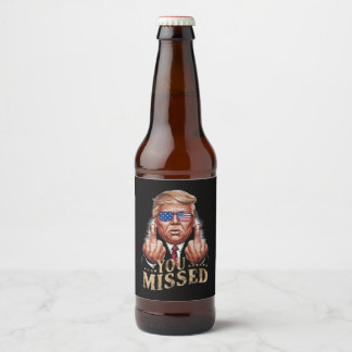 Je hebt de verkiezing van Donald Trump in de VS ge Bier Etiket