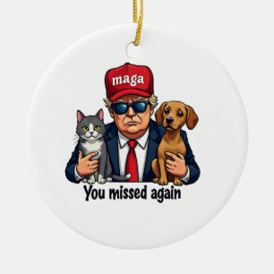 Je hebt de verkiezing van Save the Pets Trump opni Keramisch Ornament