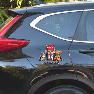 Je hebt de verkiezing van Save the Pets Trump opni Sticker