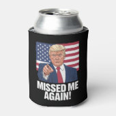 Je hebt de verkiezingen van Trump 2024 gemist Blikjeskoeler (Blikje Voorkant)