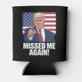 Je hebt de verkiezingen van Trump 2024 gemist Blikjeskoeler (Voorkant)