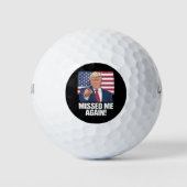 Je hebt de verkiezingen van Trump 2024 gemist Golfballen (Voorkant)