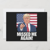 Je hebt de verkiezingen van Trump 2024 gemist Kaart (Voorkant)