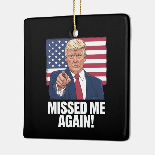 Je hebt de verkiezingen van Trump 2024 gemist Keramisch Ornament (Links)