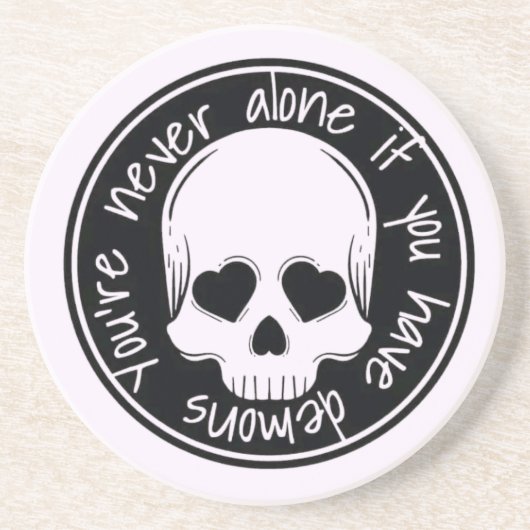 Je hebt demonen Onderzetter (Voorkant)