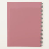 Je hebt deze 2024 Monogram Initiaal naam roze Planner (Achterkant)