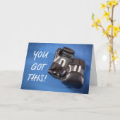 Je hebt deze aanmoediging bokshandschoenen kaart (Gele Bloem)