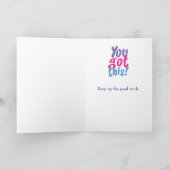 Je hebt deze aanmoediging kaart (Binnen)