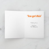 Je hebt deze aanmoediging van Sunshine Kaart (Binnen)