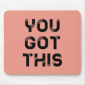 Je hebt deze aanpasbare mousepad. muismat (Voorkant)