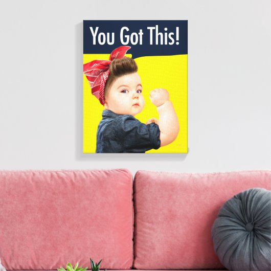 Je hebt deze Baby Canvas Afdruk (Insitu (Woonkamer))