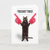 Je hebt deze bemoedigende kat-bedrog. feestdagen kaart (Voorkant)