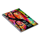 Je hebt deze boom trendy, leuke aanmoediging notitieboek (Rechterzijde)