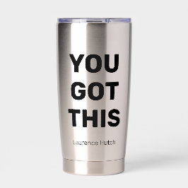 Je hebt deze custom modern om roestvrij staal te g geïsoleerde drinkbeker