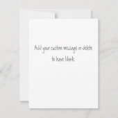 Je hebt deze Cute Tiger op Skateboard Flat Card (Achterkant)