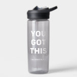 Je hebt deze eenvoudige witte kleur | Benoemde hou Waterfles<br><div class="desc">Je hebt deze eenvoudige witte kleur | Benoemd ontwerp van de fles van het Houtskoolwater. Je kunt de woorden "YOU GOT THIS" achterlaten of personaliseren met je eigen tekst. Voeg er ook jouw namen aan toe. Het is eenvoudig en gemakkelijk aan te passen aan uw behoefte. Perfect om weg te...</div>