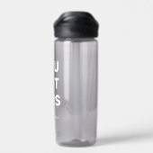 Je hebt deze eenvoudige witte kleur | Benoemde hou Waterfles (Achterkant)