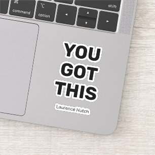 Je hebt deze eenvoudige zwarte kleur   Genoemd Sch Sticker