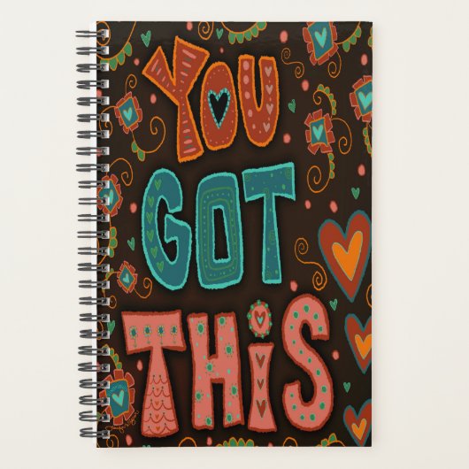 Je hebt deze Inspirerend  kleurrijke mensen Planner (Voorkant)